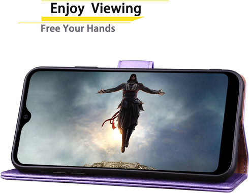 SUANPOT for Samsung Galaxy A42 5G with RFID Blocking Leather Wallet case Credit Card Holder, Flip Folio Book Phone case Shockproof Cover for Women...