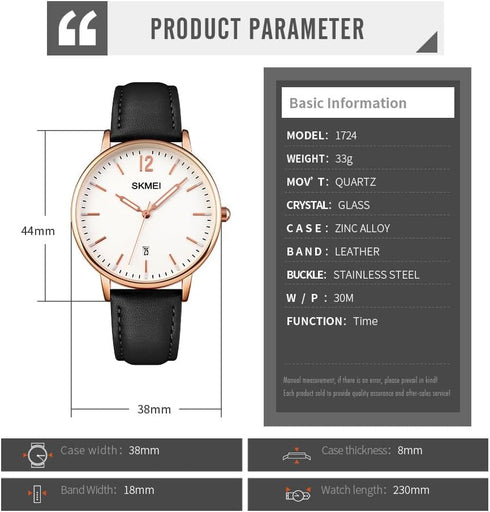 MASTOP Minimalist Women Analog Quartz Watches Leather Band Ladies Wristwatch Casual Elegant Dress Watch...