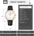 MASTOP Minimalist Women Analog Quartz Watches Leather Band Ladies Wristwatch Casual Elegant Dress Watch...