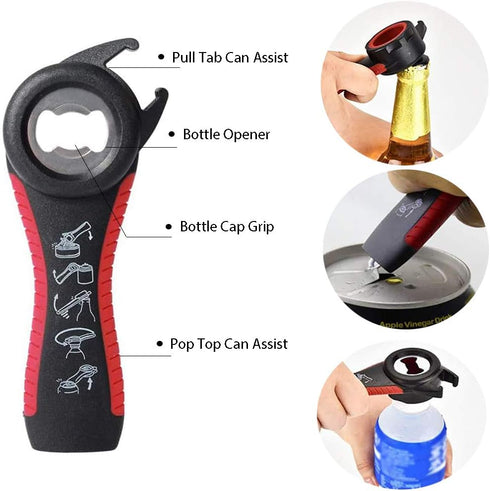 Easy-Twist Jar Opener: Maxracy Effortless Lid Opening for Weak Hands & Arthritis | Versatile Bottle Opener | Jar Openers & Bottle Openers...