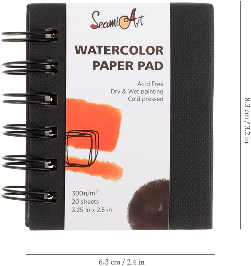 EXCEART Drawing Book Watercolor Painting Sketchbook Blank Sketch Book Art Drawing Notebook Spiral Sketch Book Painting Sketch Book Drawing Sketchb...