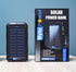 Solar Charger Power Bank 20000mAh, Portable Solar Pone Charger with Compass,Carabiner, Whistle,Flashlights,Solar Panel Charger,Camping Gear Access...