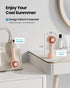 Gaiatop Mini Portable Fan, Powerful Handheld Fan, Cute Design 3 Speed Personal Small Desk Fan with Base, Lightweight Makeup USB Rechargeable Fan f...