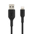 Belkin BoostCharge Braided Lightning Cable - 6.6ft/2M - MFi Certified Apple iPhone Charger USB to Lightning Cable 6ft - iPhone Cable - iPhone Char...