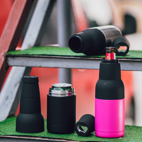 CUULii 12oz Thermos Stainless Steel Bottle Holder and Portable Cooler for Can, Beer with Built-in Bottle Opener, BPA-Free and Durable - Ideal Gift...