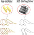 Rose Gold Earring Hooks - 630 pcs Earring Making kit with 14k Gold Hypoallergenic Earring Hooks, Jump Rings and Clear Rubber Earring Backs for DIY...