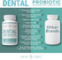 Dental Probiotic, 30 Sugar Free Chewable Tablets, Mint Flavor - Vegan Supplements w/BLIS K12 & M18 - Boosts Oral Health - Fights Bad Breath (Halit...