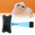 GLOGLOW Pet Grooming Brush, Self Cleaning Slicker Brush Short and Long Hair Shedding Brush for Dogs Cats Gently Removes Loose Undercoat(Blue) Hair...