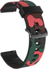 ZKCREATION Replacement Watch Band 22 mm Fitness Tracker Activity Tracker Camouflage Red...