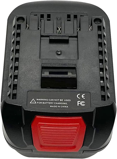 Battery Adapter for Milwakee 18V M18 and for Dewalt 20V Max Li-ion Battery DCB200 DCB201 DCB203 Convert to for Bosch 18V Lithium Tool Battery BAT6...