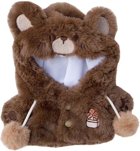 niannyyhouse 10cm 20cm Plush Doll Clothes Bear Pig Cat Hoodie Jumpsuit Jacket Soft Stuffed Plush Accessories (a2, 10cm)...