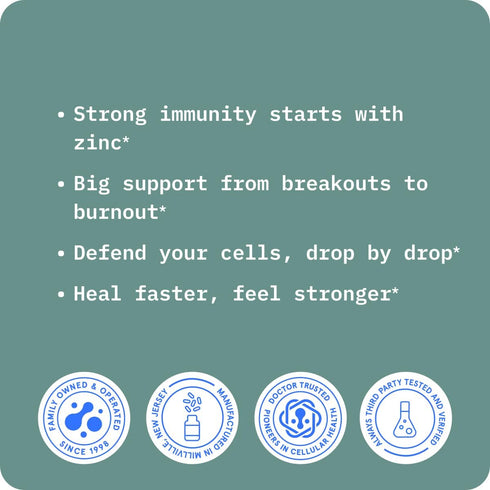 BodyBio Ionic Liquid Zinc Drops 2 oz | Immune Health & Cell Repair | Antioxidant | Ultimate Absorption | No Additives | Concentrated Liquid Zinc S...