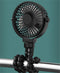 Battery Operated Portable Fan with Octopus Tripod, USB Rechargeable Personal Handheld Fan for Stroller, Car Seat, Outdoors, Camping - Black...