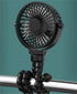 Battery Operated Portable Fan with Octopus Tripod, USB Rechargeable Personal Handheld Fan for Stroller, Car Seat, Outdoors, Camping - Black...