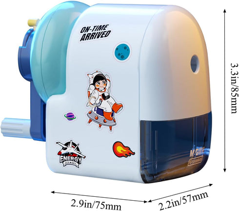 M&G Pencil Sharpener, Manual Pencil Sharpener Labor-Saving Pencil Sharpener Pencils Sketch Pencil Sharpener for Kids, School, Classroom, Home, Art...