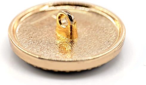 20 pcs Elegant Black Enamel Rose Sewing Metal Shank Buttons for Coats -23mm -7/8"...