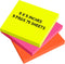 Zubebe 3 Pads 11 x 11 Inch Jumbo Sticky Notes Bright Colors Sticky Pads Large Self Stick Note Pads Square Memo Post Stickies for Office Home Schoo...