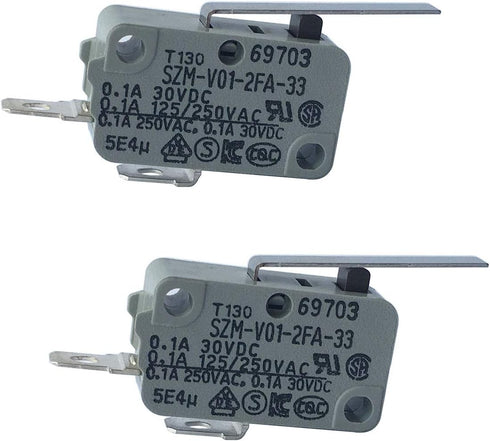 LONYE 6600JB3001C Refrigerator Dispenser Switch Replacement for LG Refrigerator SZM-V01-2FA-33 PS3529276(Normally Open)(Pack of 2)