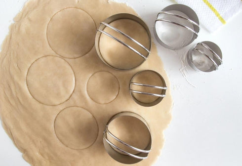 Fox Run Circle Biscuit/Cookie Cutter Set, Stainless Steel, 5-Piece...