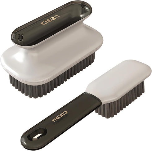 Laundry Stain Brush Household Scrub Brush Laundry Brush for Stain Removal,Soft Bristle Brush 2 Pack Stain Brush for Clothes Scrubbing Bathroom Cle...