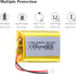 3.7V Lipo Battery 1200mAh Rechargeable Lithium ion Polymer Battery 103040 Lithium Polymer ion Battery with JST Connector...