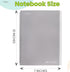 TWONE Spiral Notebook, 7"x10", 140 Ruled Pages, Waterproof Frosted PP Cover, Blue, Ideal for School, Office, and Personal Use...