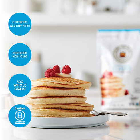 King Arthur Gluten-Free Pancake Mix, Non-GMO Project Verified, Kosher, 15 Ounces, Packaging May Vary...