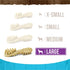 Merrick Fresh Kisses Natural Dental Chews, Toothbrush Shape Treat Infused With Real Mint, For Large Dogs - 7 ct. Bag...