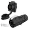 CNLINKO LP-16 IP68 Industrial Waterproof Connector Quick Plug Circular Connector PBT Plastic Shell Aviation Connector M16 2-9 Pin Flange Socket (2...
