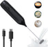 Electric Milk frother Handheld, 500mAh Type-C Rechargeable Mini Blender for Coffee, Hot Chocolate, Eggs, Juice, and more. Glossy Black Finish....