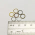 Chenkou Craft 1 Box 770PCS 7 Colors Split Double Loops Jump Rings & Ring Jewelry Keychain Making 8mm with 1 pc Clear Box (Mix, 0.31"(8mm))...