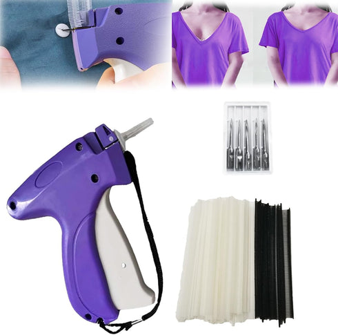 Quick Clothing Fixer,Quilt Tacking Gun, Mini Stitchy Gun,Mini Stitch Hemming Gun for Clothes,Instant Button Garment Connector?Purple?......