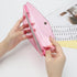 Cash Envelope Wallet with 6pcs Divider with Pockets and 2pcs Monthly Tab Stickers Set Reusable Budget Envelopes Pink Glitter PVC Money Bag Pouch O...
