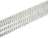 1 Strand Adabele Grade A Natural Hematite Silver Plated Healing Gemstone 6mm x 4mm Round Rondelle Loose Beads Gem Stone Spacer (90-94pcs) for Craf...