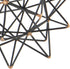 Deco 79 Metal Geometric Decorative Sculpture Home Decor Statue with Gold Accents, Accent Figurine 7" x 7" x 7", Black...