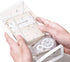 Stanaway Clear Pencil Bag Preppy- Chenille Varsity letter Cosmetic Bag Classy Waterproof Portable Transparent PVC Zipper Clutch Bag Pencil Bag for...