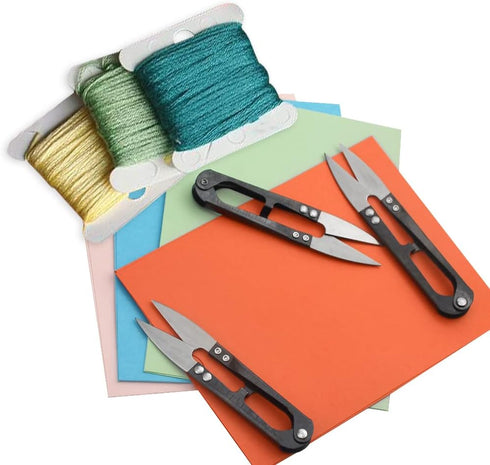 12Pack 4.1Inch Sewing Scissors Yarn Thread Craft Scissors Small Snips Trimming Nipper for Home Office School DIY Projects (Black)...