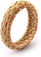 Rattan Bracelet For Women Handmade Lightweight Straw Wicker Braid Woven Bangle Bracelet Statement Chunky Bangle Bracelet (Classic A)...