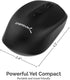 SABRENT 2.4GHz Rechargeable Wireless Mouse with Adjustable Resolution (MS-RCWM)...