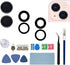 4pcs Back Rear Camera Lens Glass Replacement for iPhone 13 and 13 Mini Camera Glass Lens with Pre-Installed Adhesive & Repair Tool Kit (Not for 13...