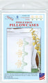 Jack Dempsey Needle Art Cross-Stitch Tulips Perle Edge Pillowcases......