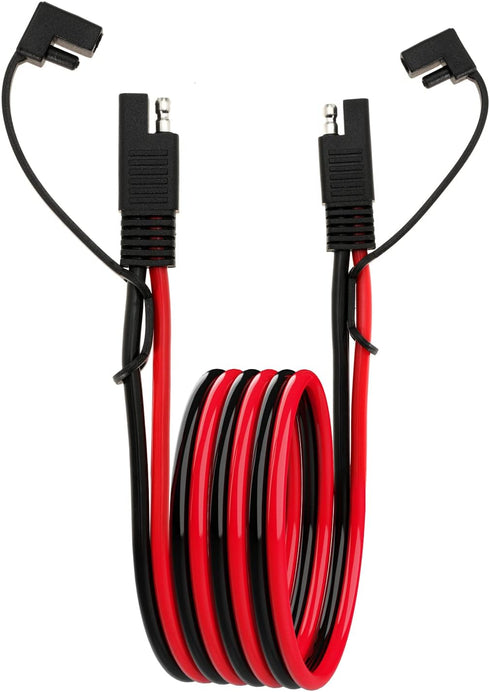 10AWG SAE Extension Cable 10 Gauge SAE to SAE Extension Cord with Two Prong Connectors for Solar RV Automotive (6FT)...