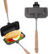 4w1h Sandwich Maker, Double-Sided Sandwich Baking Pan with Removable Handle, Non Stick Breakfast Sandwich Maker Grill Pan for Breakfast Pancakes, ...