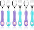 Lehoo Castle Toddler Fork and Spoon, 6pcs Toddler Utensils Kids Silverware, Safety Stainless Steel Toddler Fork Spoon Set, Children Flatware Set, ...