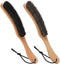 Hat Brush Combo Kit - Horsehair Felt Hat Brush Clean Cowboy Hat, Fedora Hat & Baseball Cap, Boar Bristle Lint Brush Remove Pet Hair Dust for Suits...