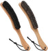 Hat Brush Combo Kit - Horsehair Felt Hat Brush Clean Cowboy Hat, Fedora Hat & Baseball Cap, Boar Bristle Lint Brush Remove Pet Hair Dust for Suits...