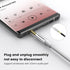 MOSWAG 3.5mm Male to Female Extension Cable with Microphone Stereo Audio Adapter Nylon Braided Compatible for Home/Car Stereos Smartphones Headpho...