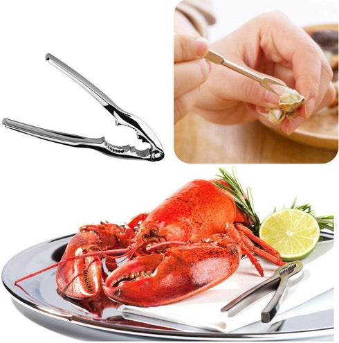 Seafood Crackers Tools Nutcrackers tools, Crab Nut Lobster Crackers Opener Shellfish Lobster Leg Sheller Kitchen Kits Pack of 9...