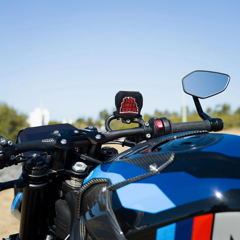 Brake Fluid Reservoir Cover Sock for Motorcycles, Sporbikes and Gifts by Moto Loot (Ride Sleep Repeat)...