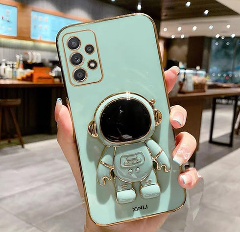 for Gabb Phone 3 Pro Case Cute Hidden Astronaut Kickstand,Gabb Phone 3 Pro Phone Case Soft TPU Bumper Camera Protection Folding Bracket Cover for ...